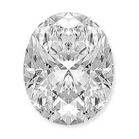 0.45 Carat Oval Lab Grown Diamond