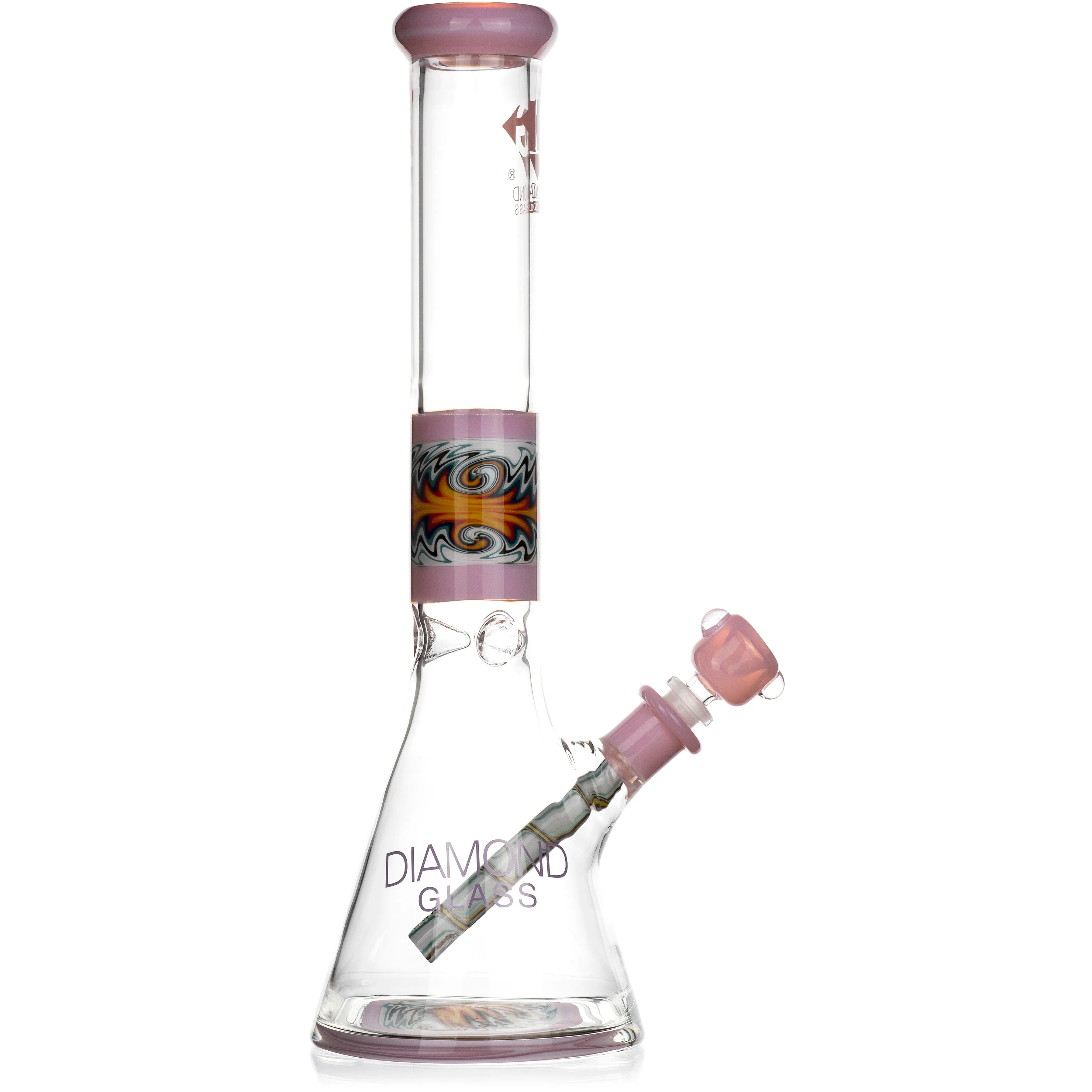 16 Wig Wag Reversal Heady Bong, by Diamond Glass