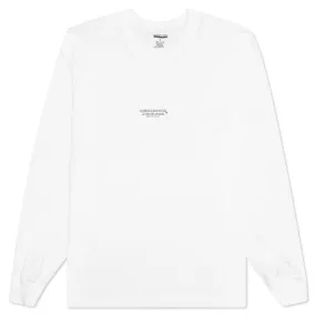 2 CO L/S Tee - White