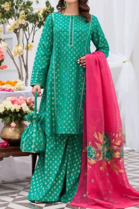 3 PIECE EMBROIDERY LAWN| DPC-307