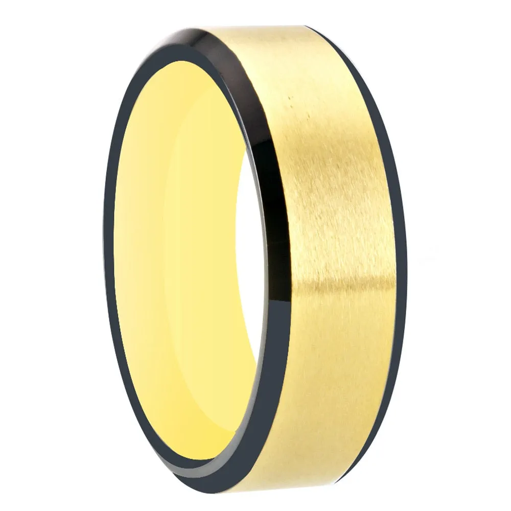 8mm Classic Matte Finish Tungsten Carbide Wedding Ring