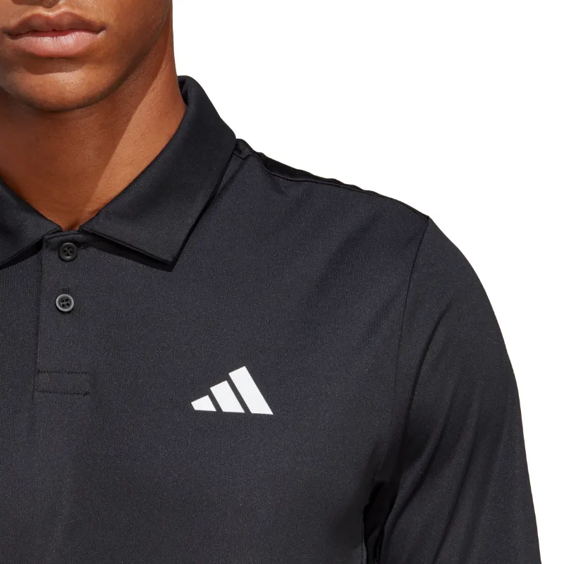 Adidas Club Mens Tennis Polo Shirt - Black