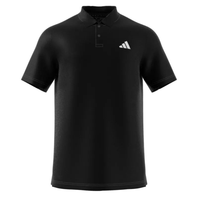 Adidas Club Mens Tennis Polo Shirt - Black