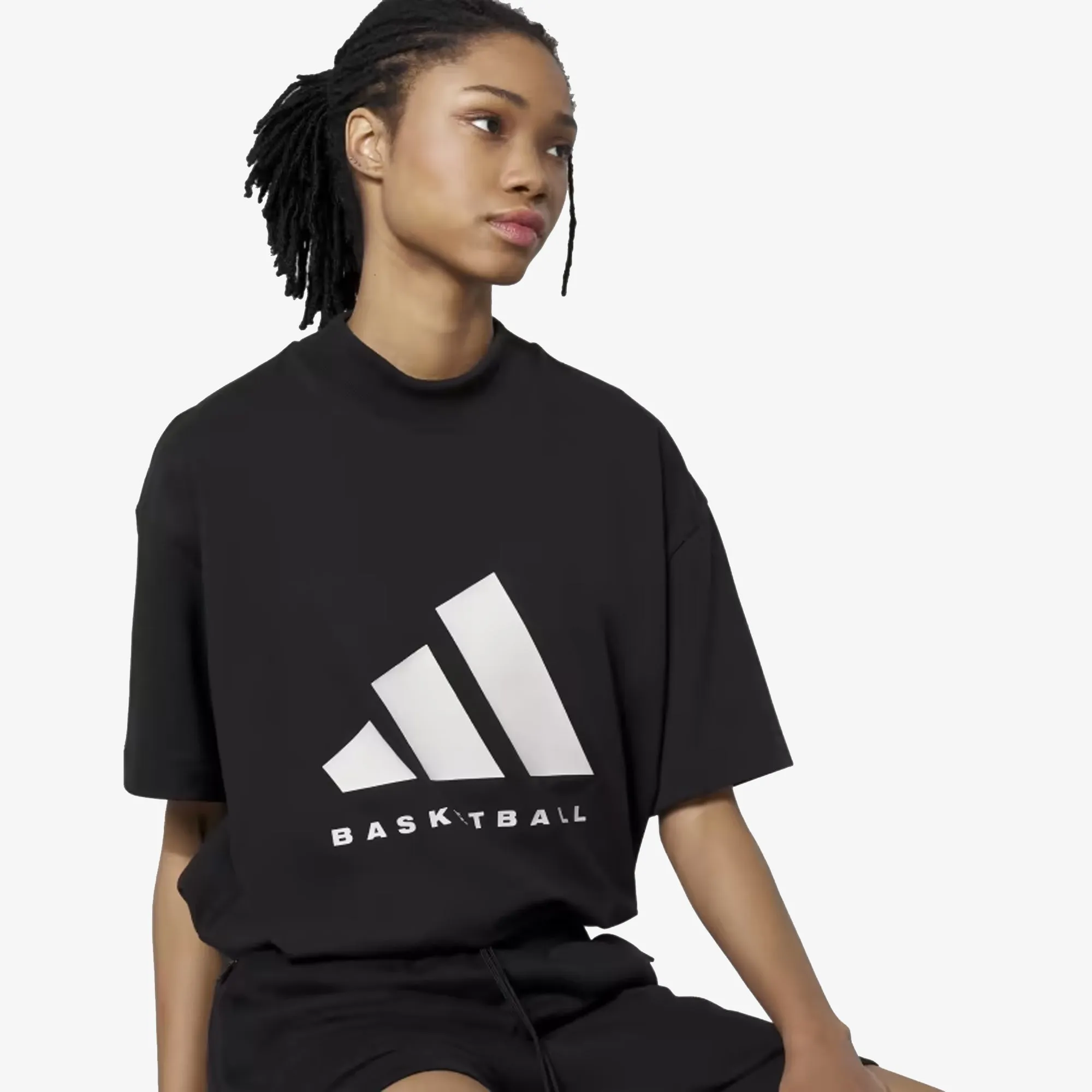 Adidas Originals | BASKETBALL T-SHIRT  { BLACK