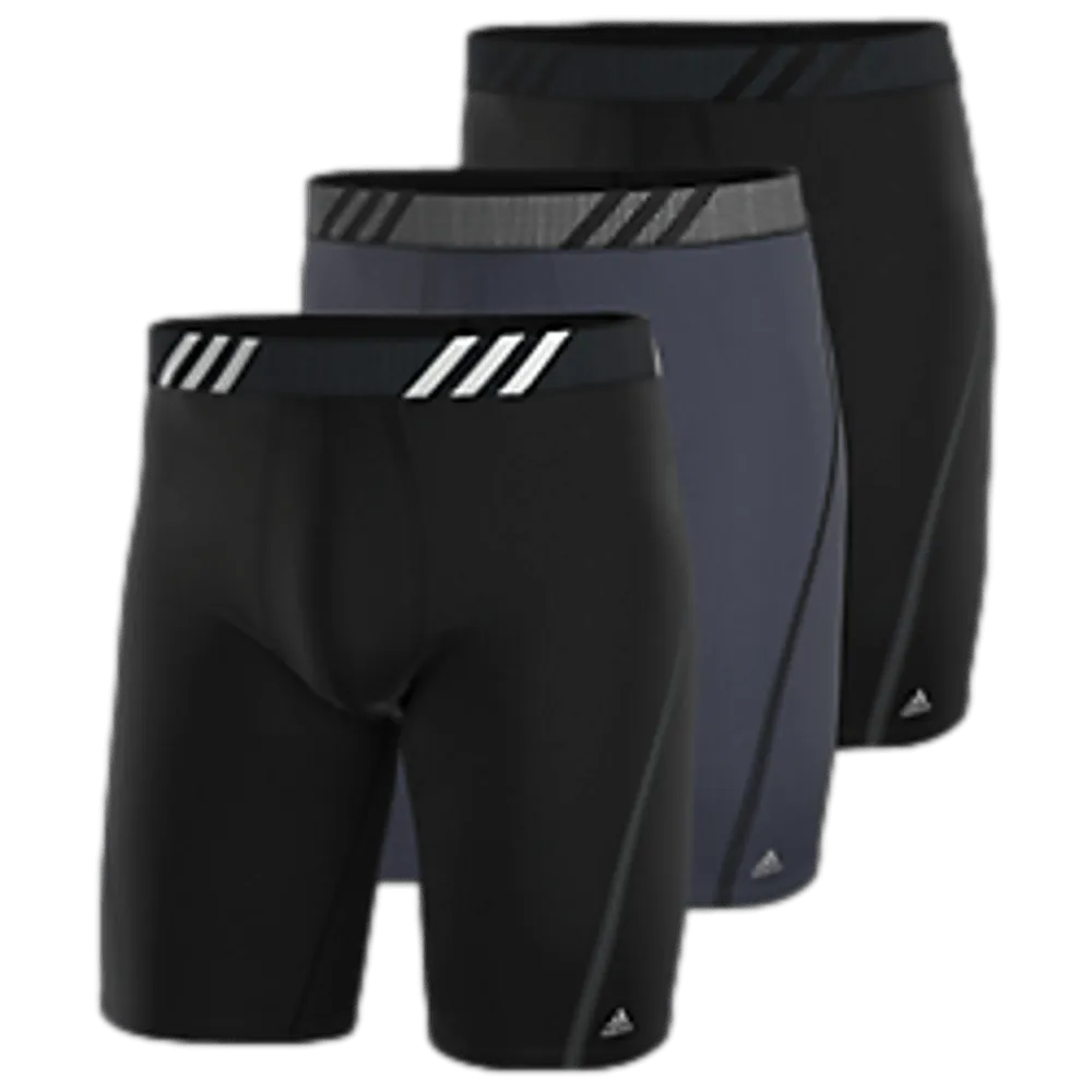 Adidas Sport Performance Mesh Long Boxer Brief (3 Pack)