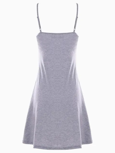 Advanced Lace Backless Mini Slip Dress