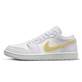 AIR JORDAN 1 LOW BARELY GRAPE PURPLE YELLOW (WOMEN'S)