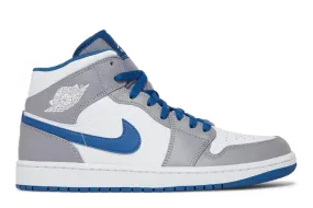 Air Jordan 1 Mid 'Cement True Blue'