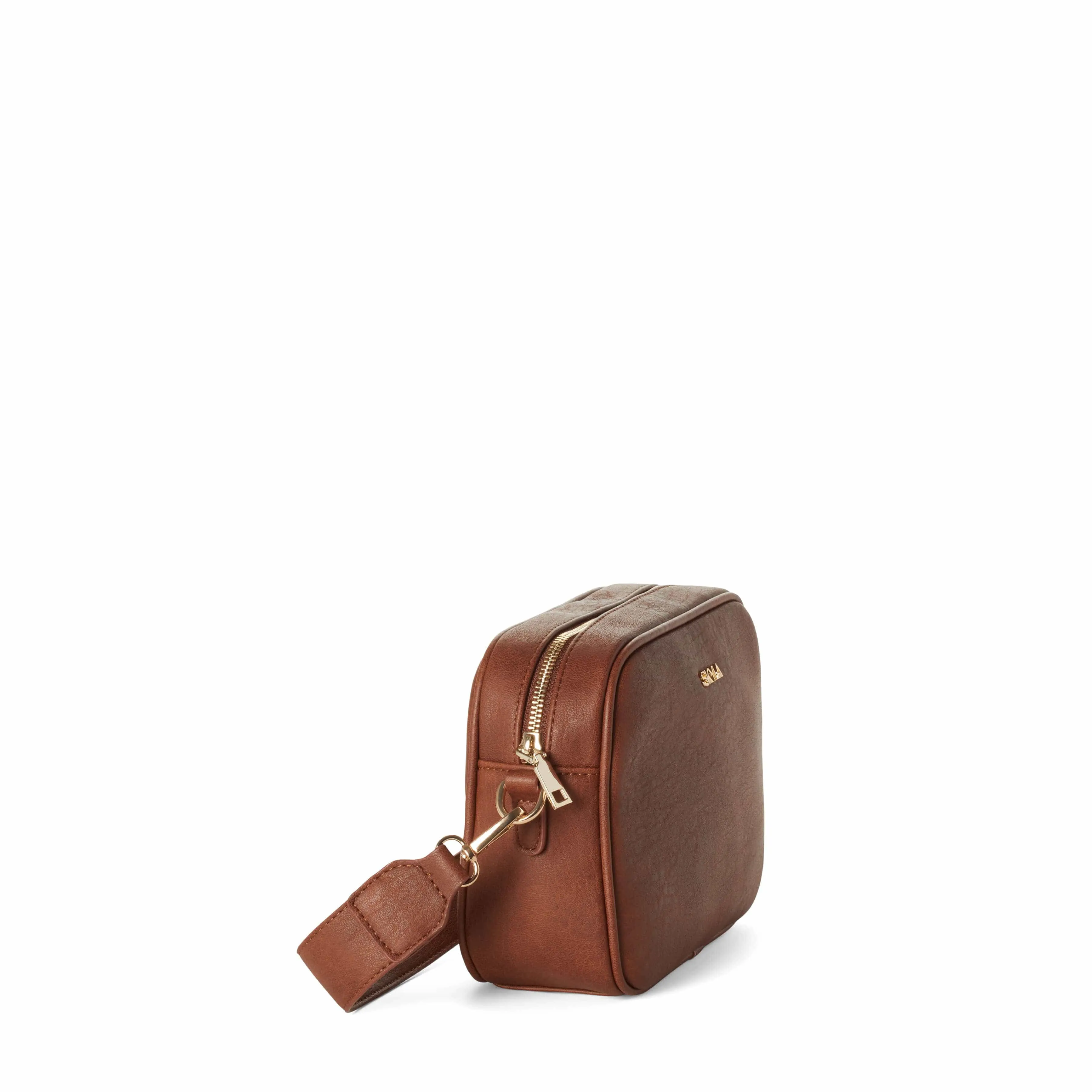 Alicia Vegan Crossbody Bag | Chestnut