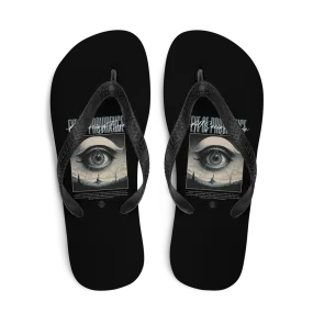 All Seeing Eye Flip Flops