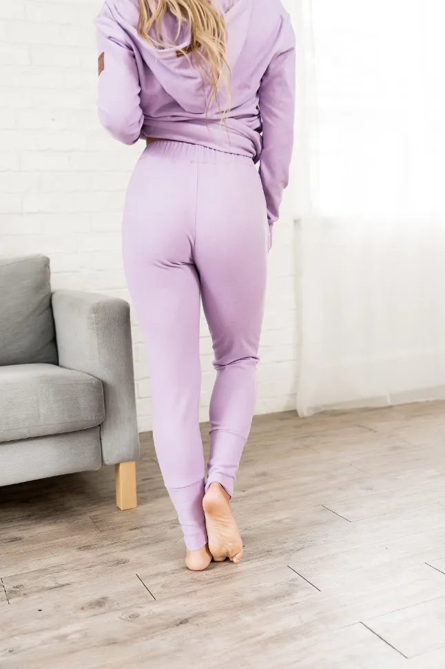 Ampersand Avenue Jogger Performance Fleece - Wisteria