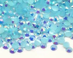 Aquamarine ab Jelly rhinestones