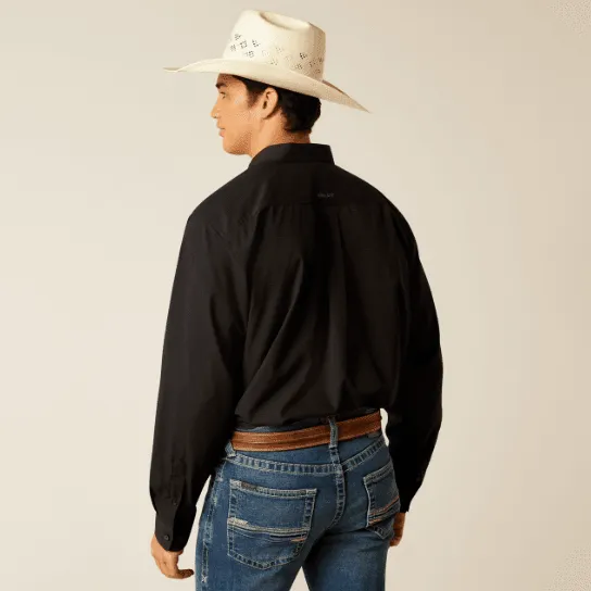 Ariat Men's Black 360 Air Flow Long Sleeve Western Shirt 10048567