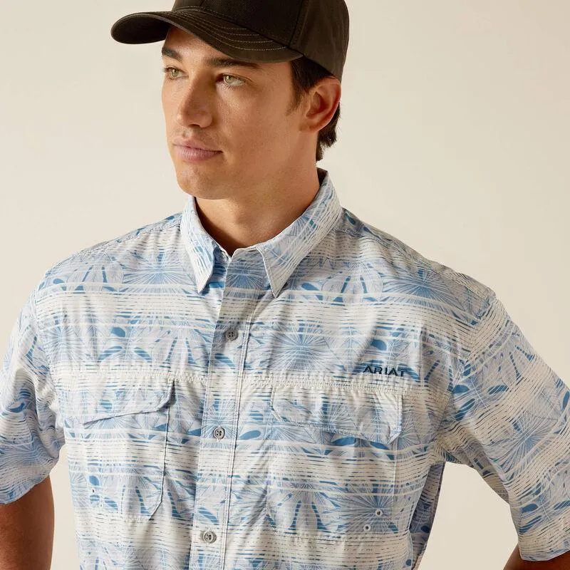 Ariat Men's Blue Dawn VentTEK Outbound Classic Fit Short Sleeve Western Shirt 10048736