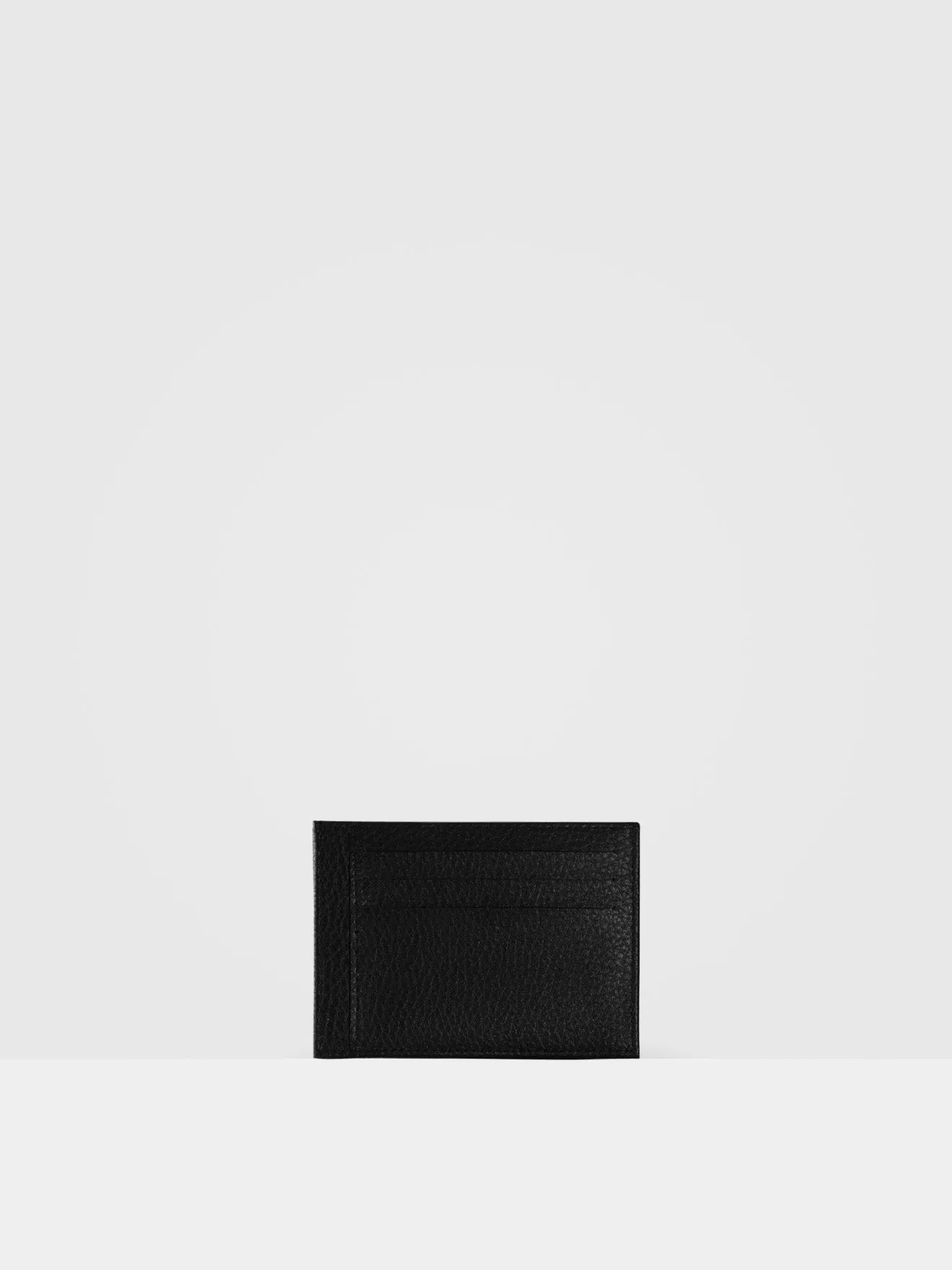 Ash MIRUM Leather Vegan Cardholder | Black & Gold