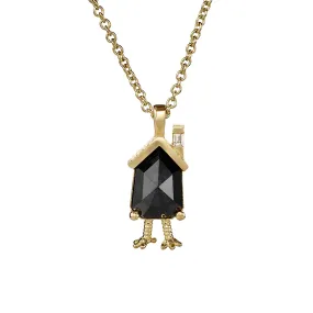 Baba Yaga Bullet Rose Cut Diamond Necklace