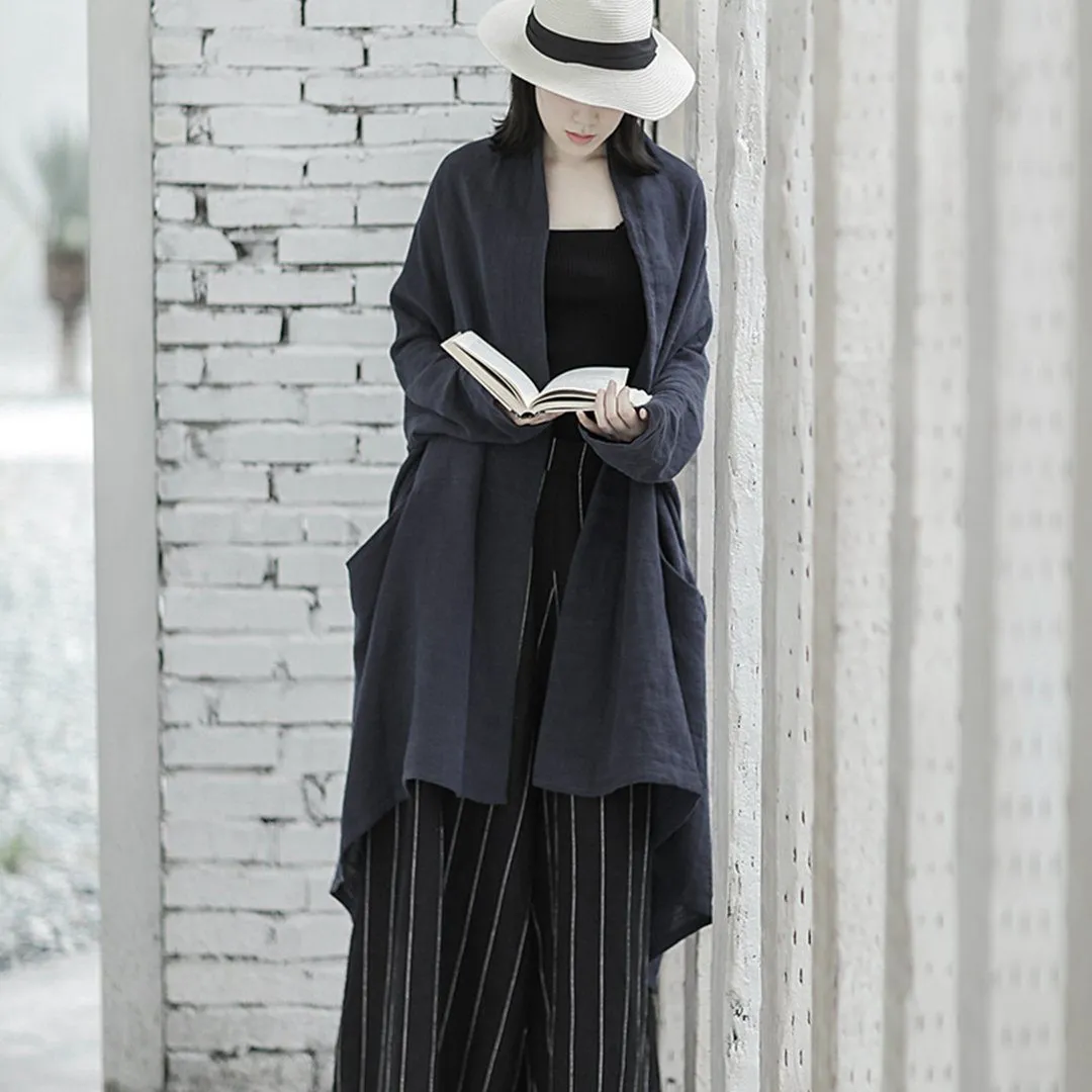 BABAKUD Autumn Spring Original Large Size Cardigan Baiwing Sleeve Coat