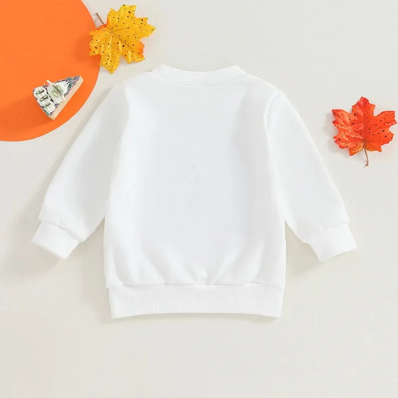 Baby/Toddler Kids (to 3T) Thanksgiving Sweatshirt - Thankful