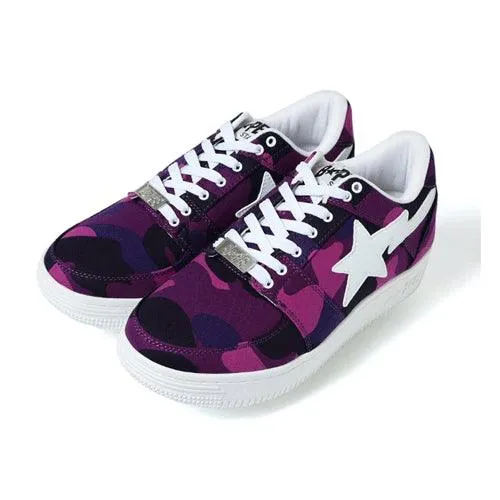 BAPESTA Low Camo Purple