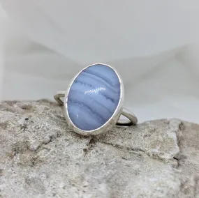 Blue Lace Agate Ring