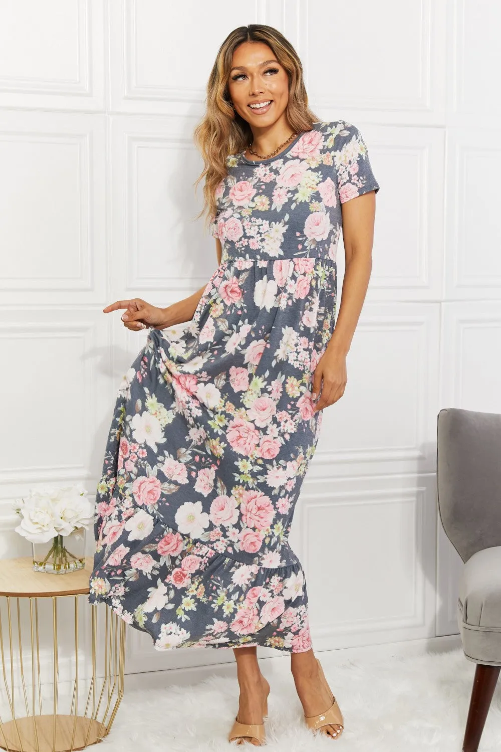 BOMBOM In Bloom: Summer Floral Maxi Dress for Beach Weddings & Parties