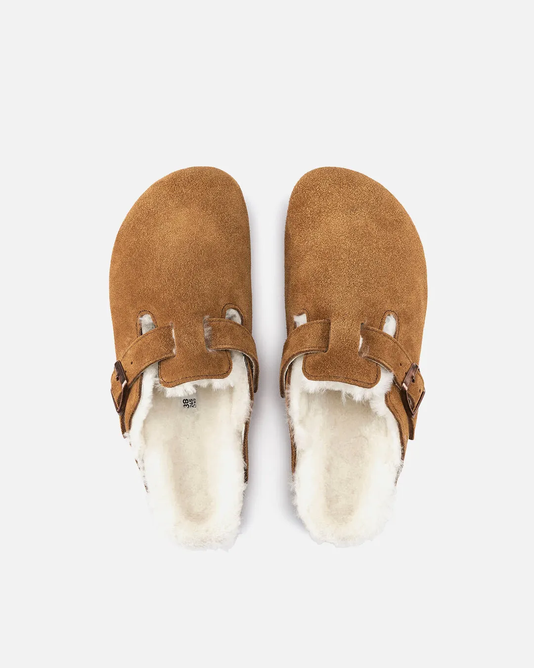 Boston Shearling Suede Leather - Mink