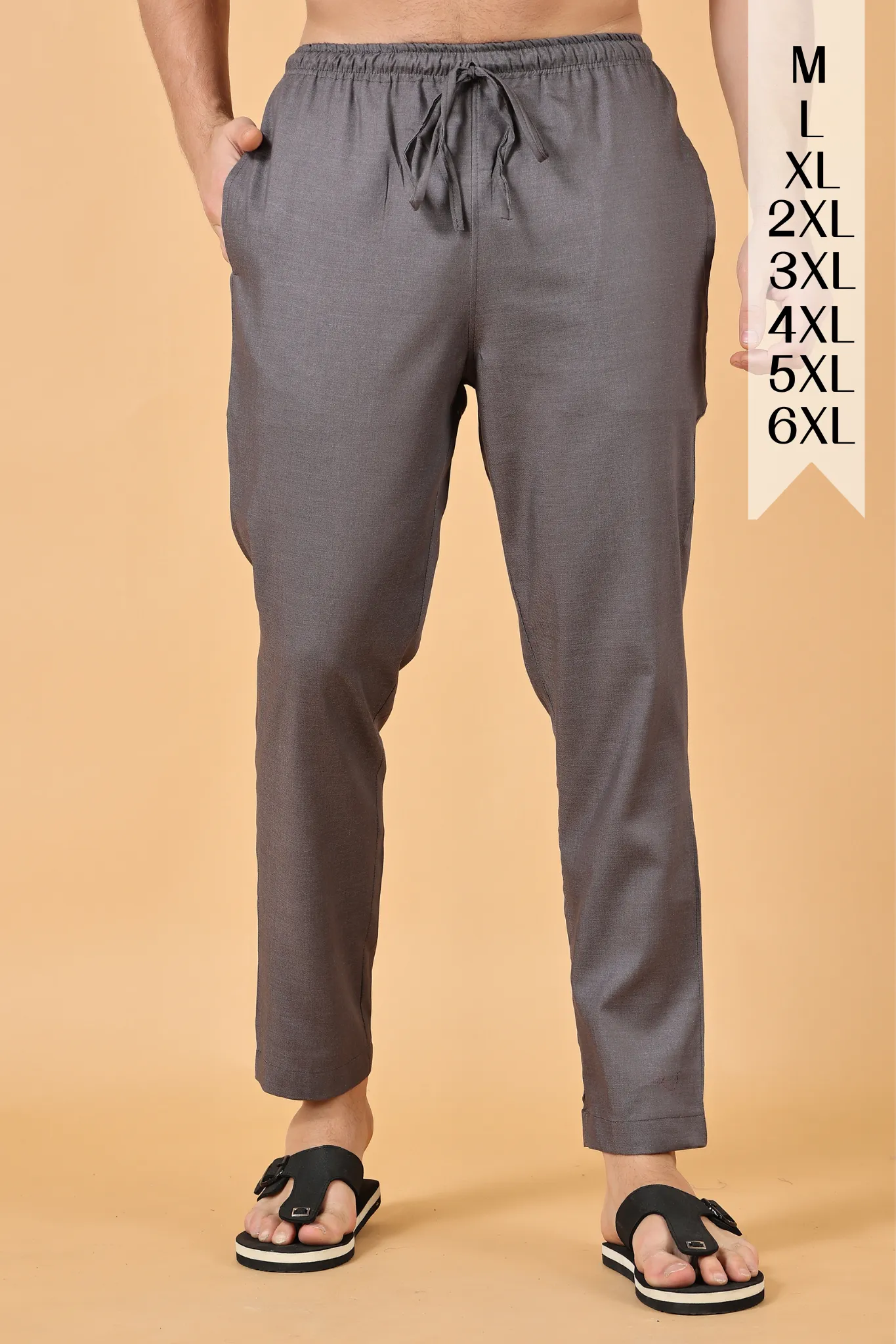 Bubble Grey Cotton Pajama Pants