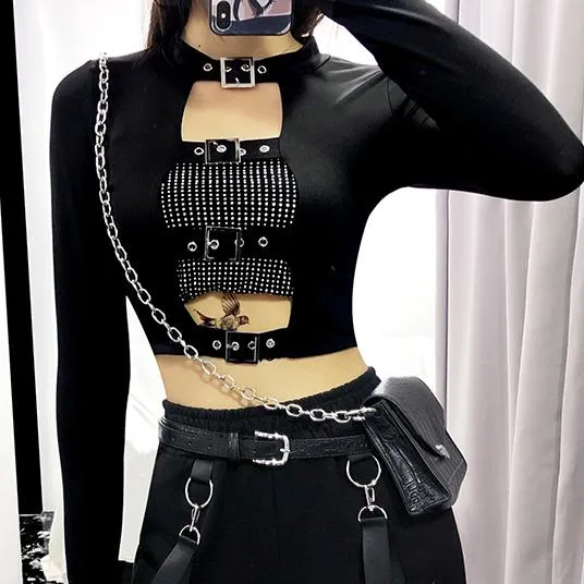 Buckle Crop Top SD00856