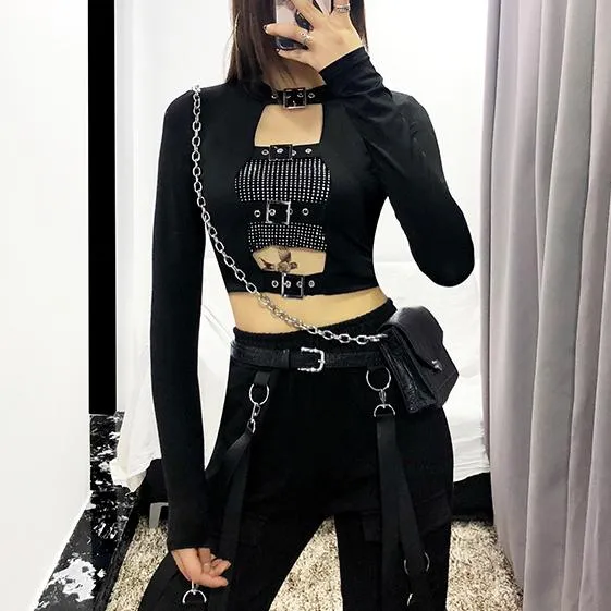 Buckle Crop Top SD00856