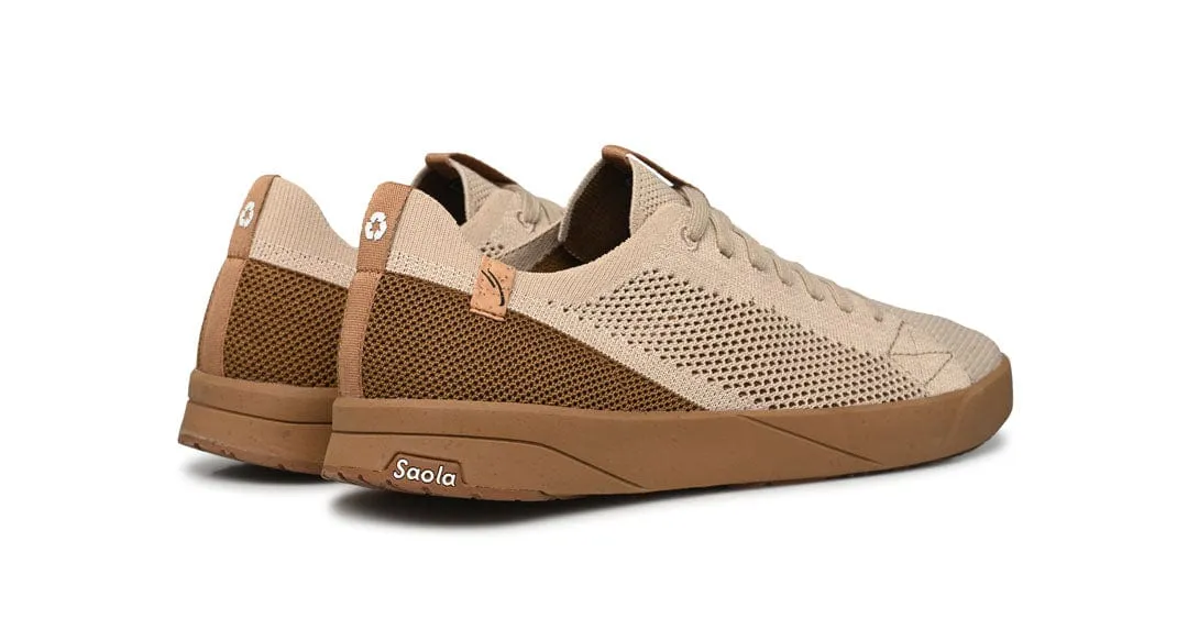 Cannon Knit 2.0 Men's Recycled PET Sneakers | Cashew