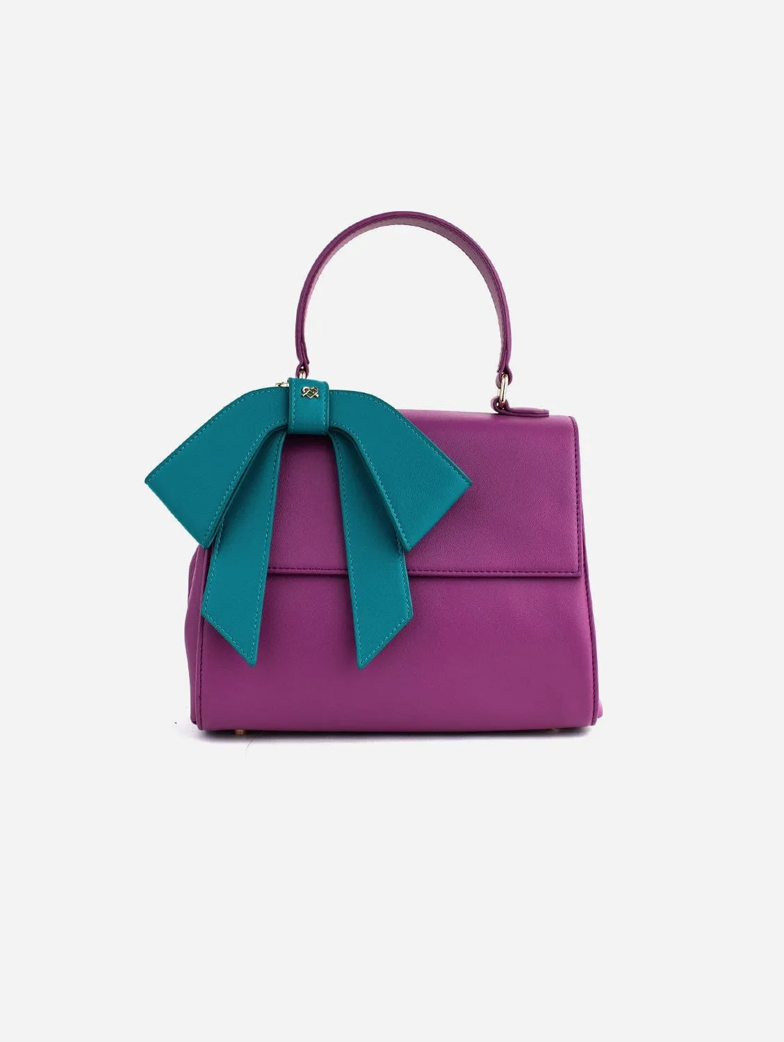 Cottontail Vegan Leather Handbag | Purple