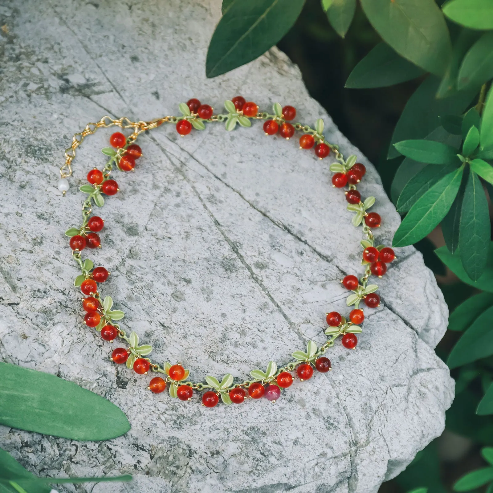 Cranberry Necklace