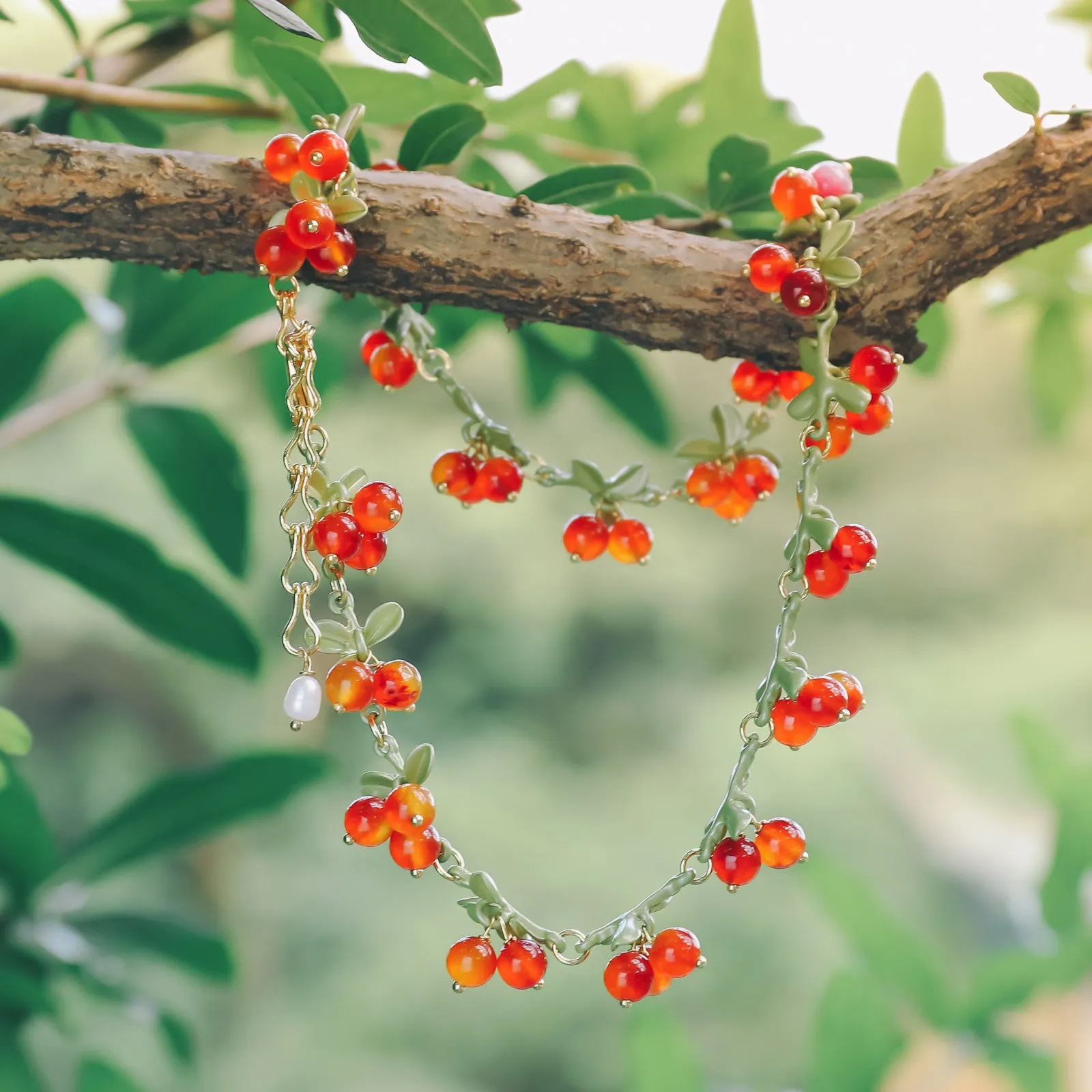 Cranberry Necklace