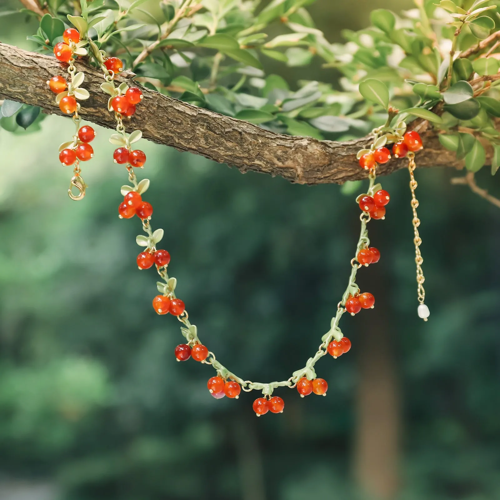 Cranberry Necklace