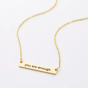 Custom Reminder Plate Necklace