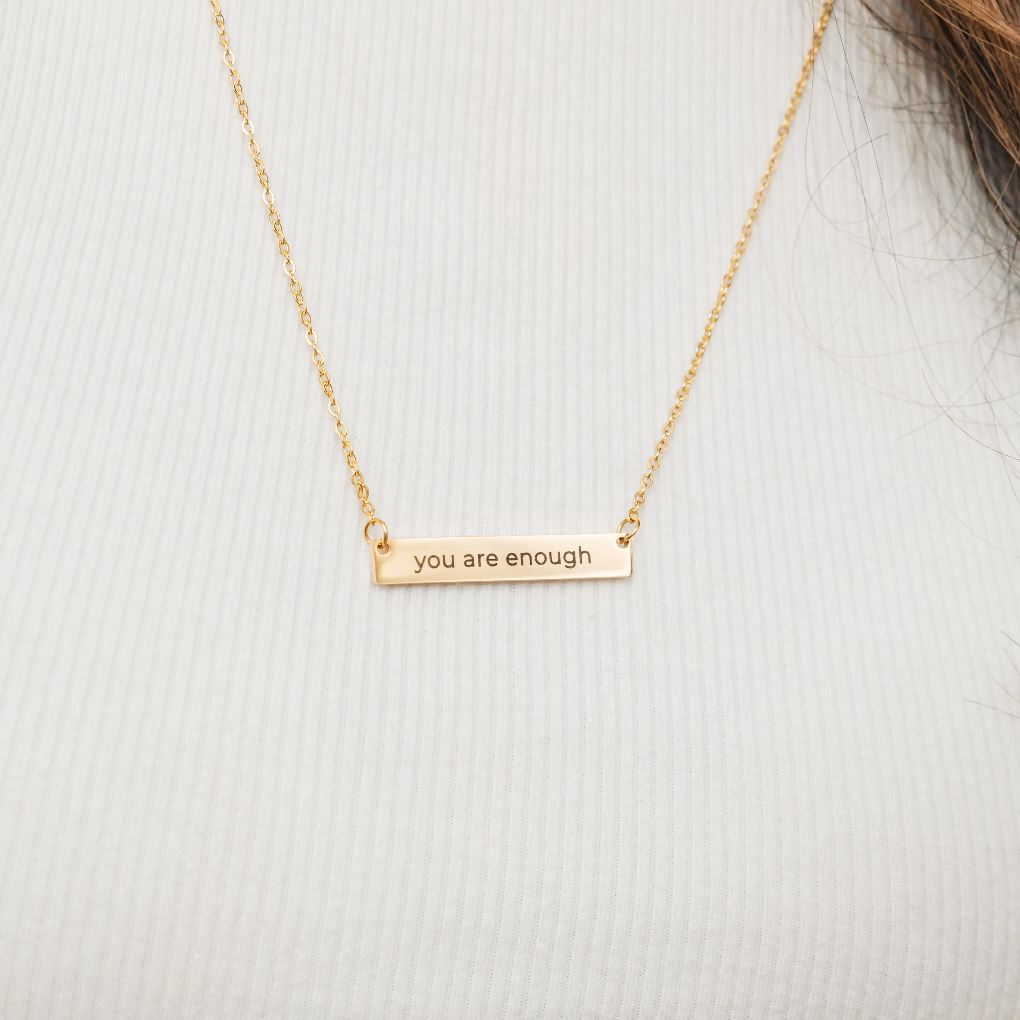 Custom Reminder Plate Necklace