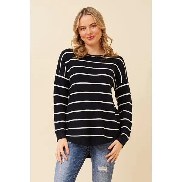 DARYLE STRIPED KNIT JUMPER