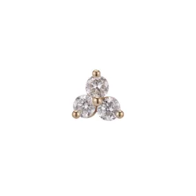 Diamond Cluster Stud (Single)