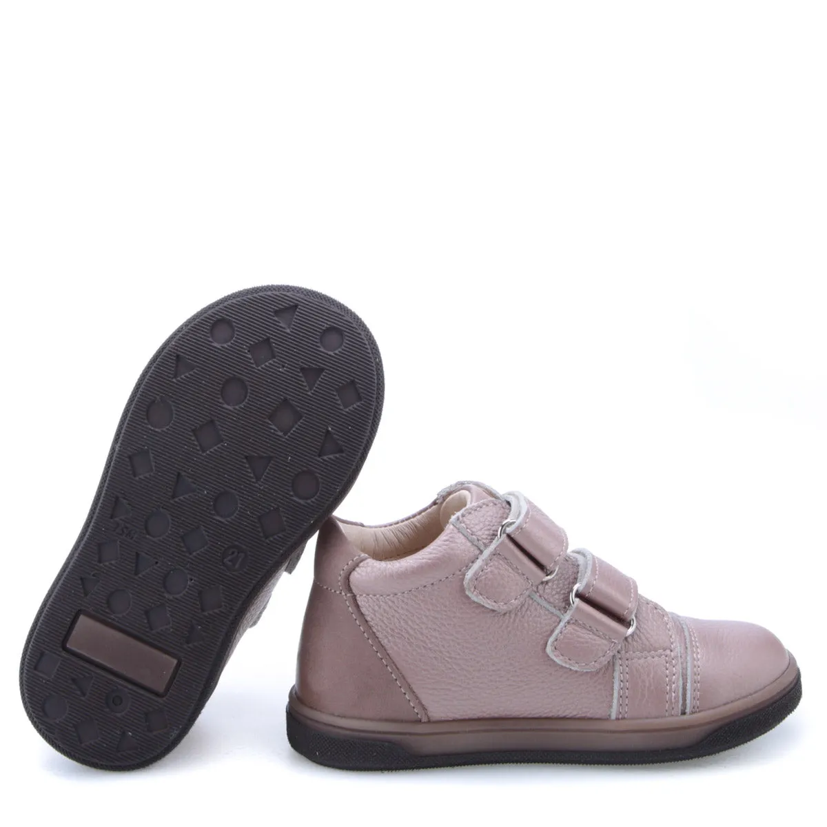 (EX2675-41) Emel velcro shoes Pink