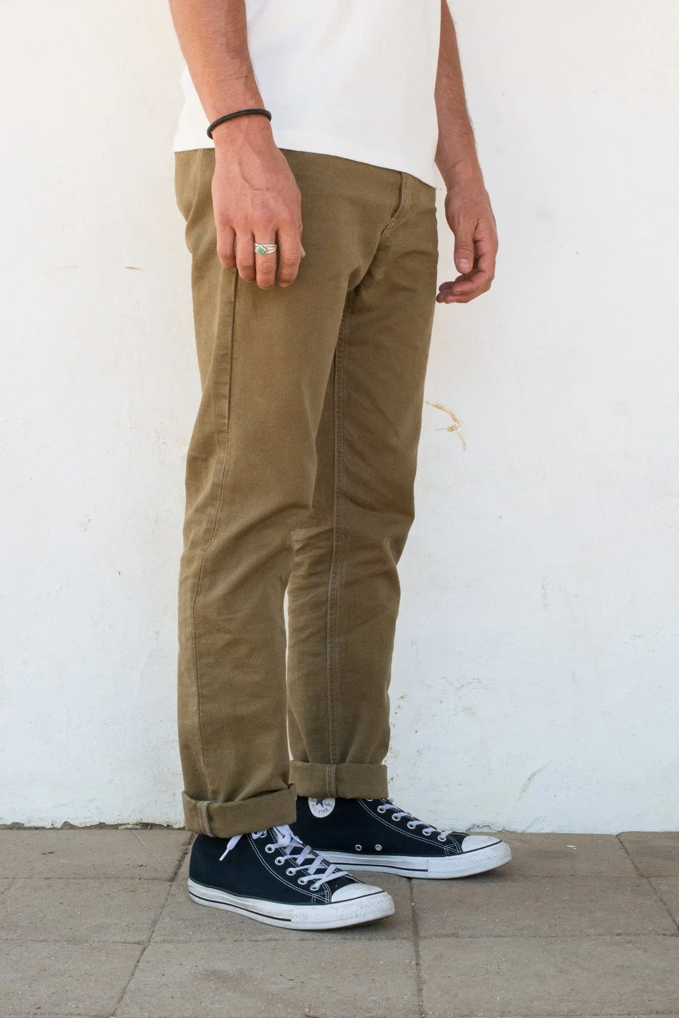 Freenote Cloth - Workers Chino Slim Fit 14oz Slub Tan