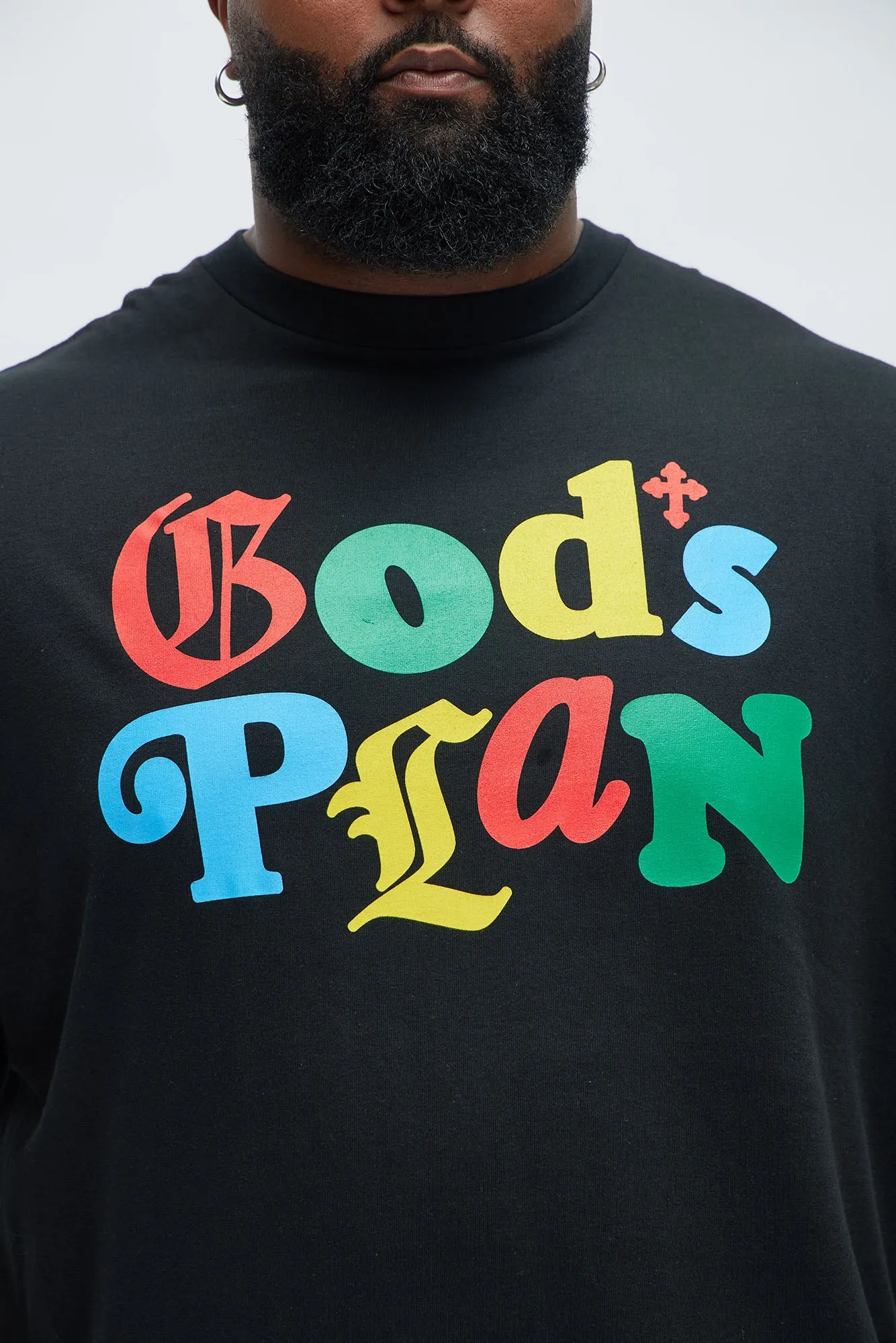 God's Plan Short Sleeve Tee - Black