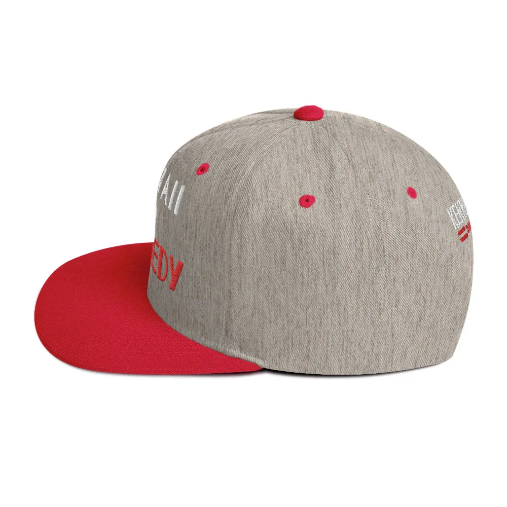 Hawaii for Kennedy Snapback Hat