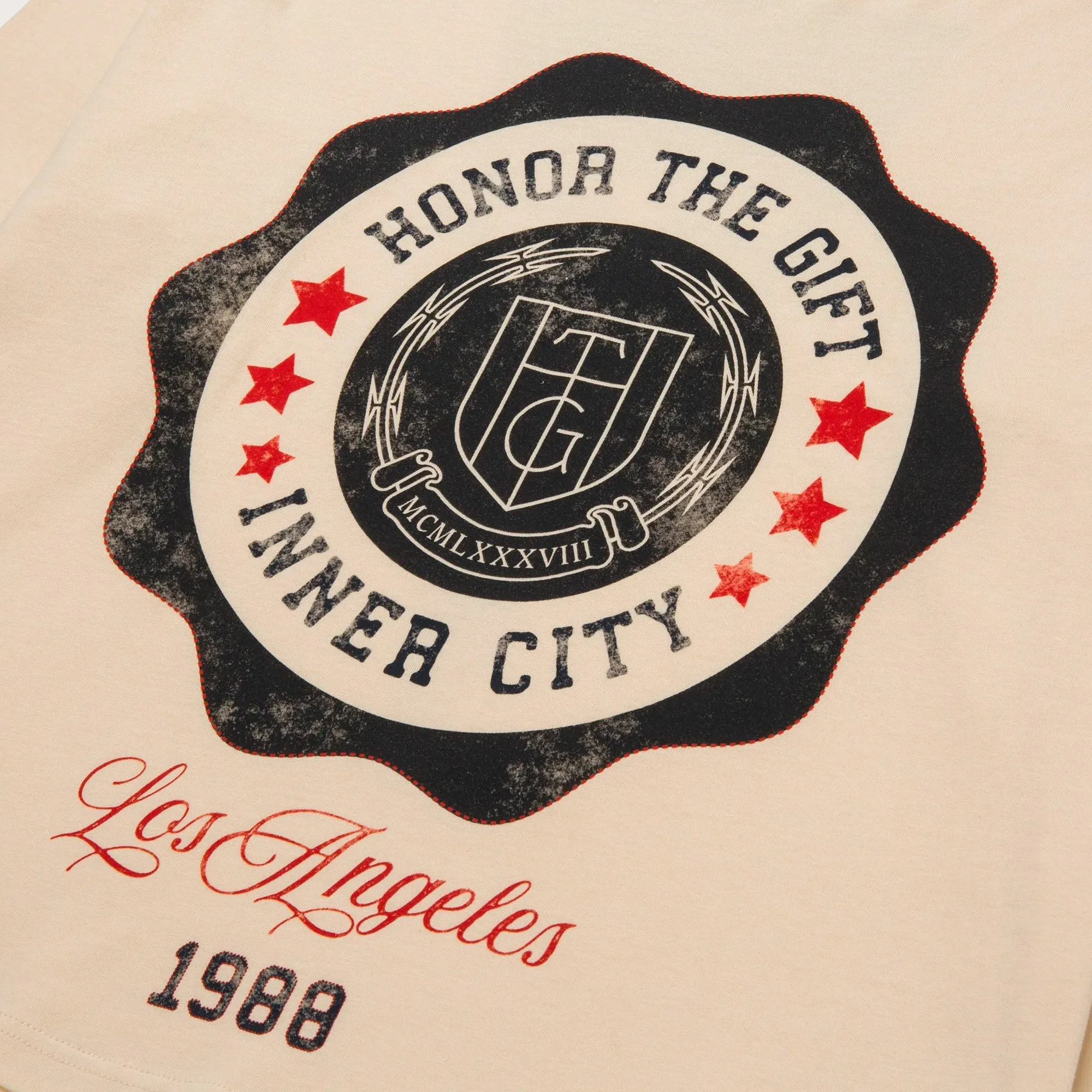 Honor The Gift Mens HTG Seal Logo LS Tee