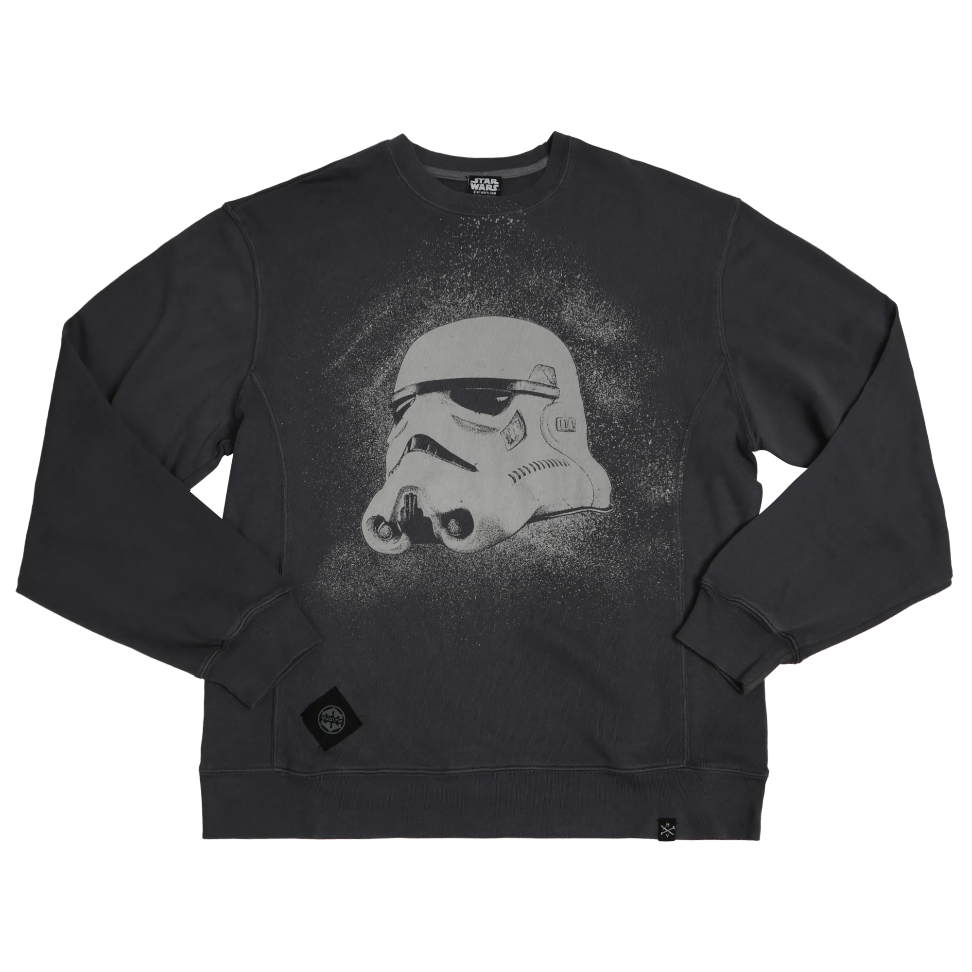 Illustrated Trooper Helmet Washed Sweatshirt