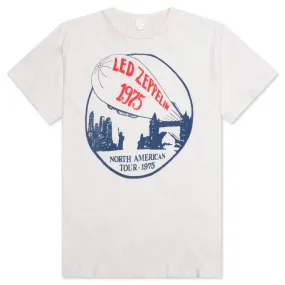 Led Zeppelin '75 Tour Tee - Vintage White