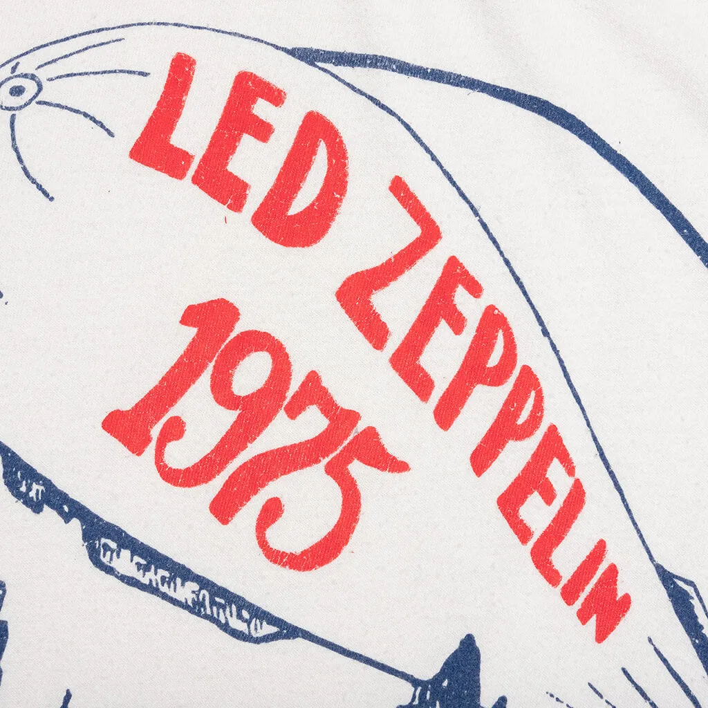 Led Zeppelin '75 Tour Tee - Vintage White