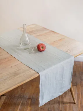 Linen Table Runner | Sage Green