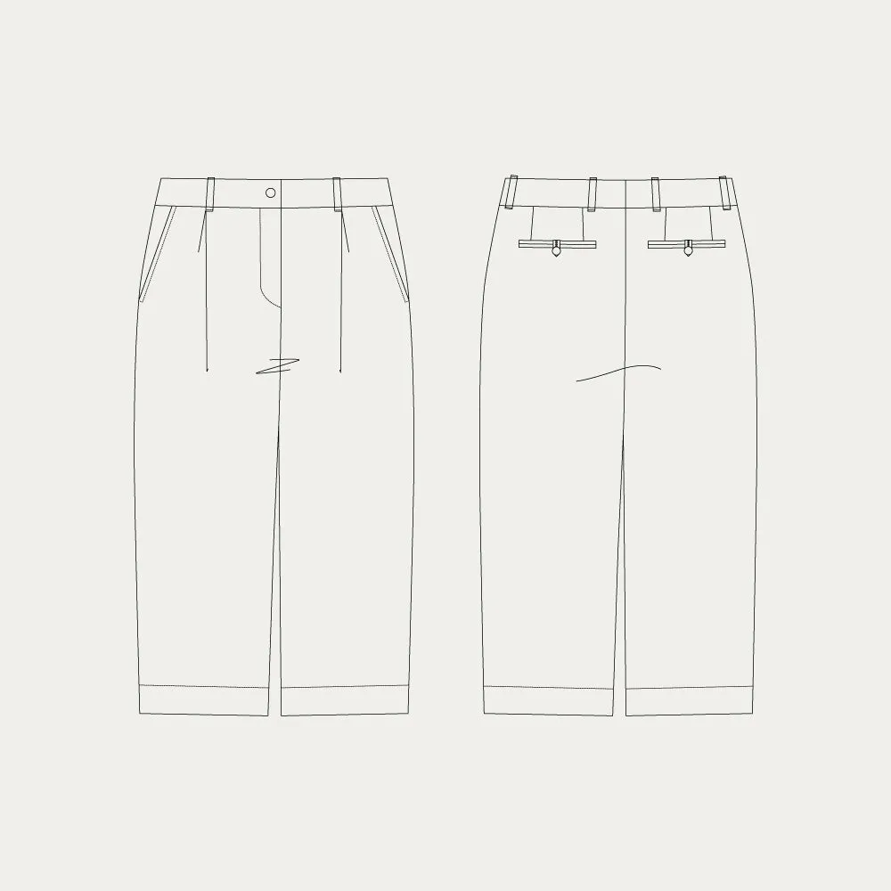 Make by TFS - Cass Pant / Paper