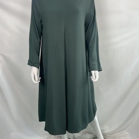 Max MaraGreen Long Sleeve Dress