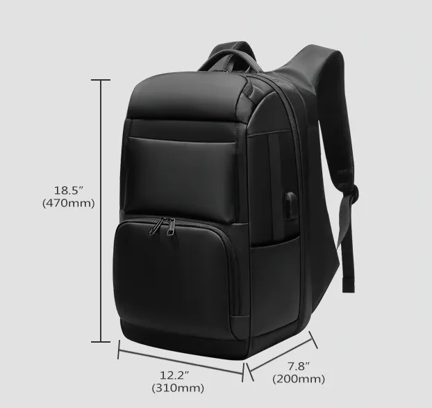 Men Travel Backpack Anti-thief Bag Large Capacity Waterproof USB Charging